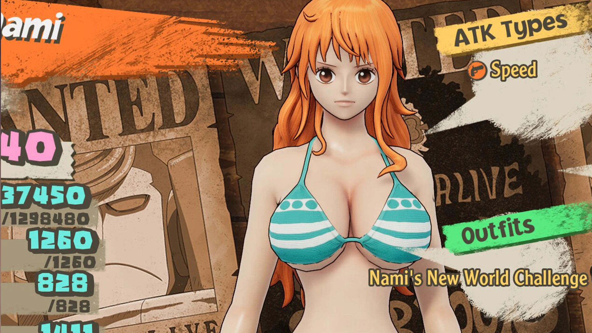 One Piece Odyssey "Нами с пышной грудью"