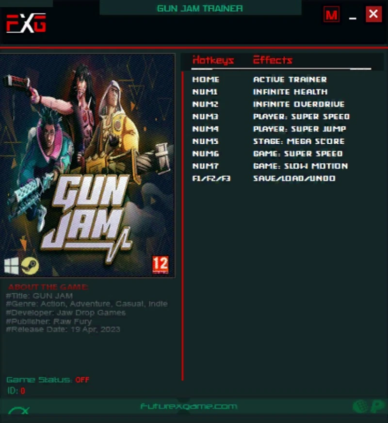 GUN JAM "Трейнер +8" [1.0.1] {FutureX}