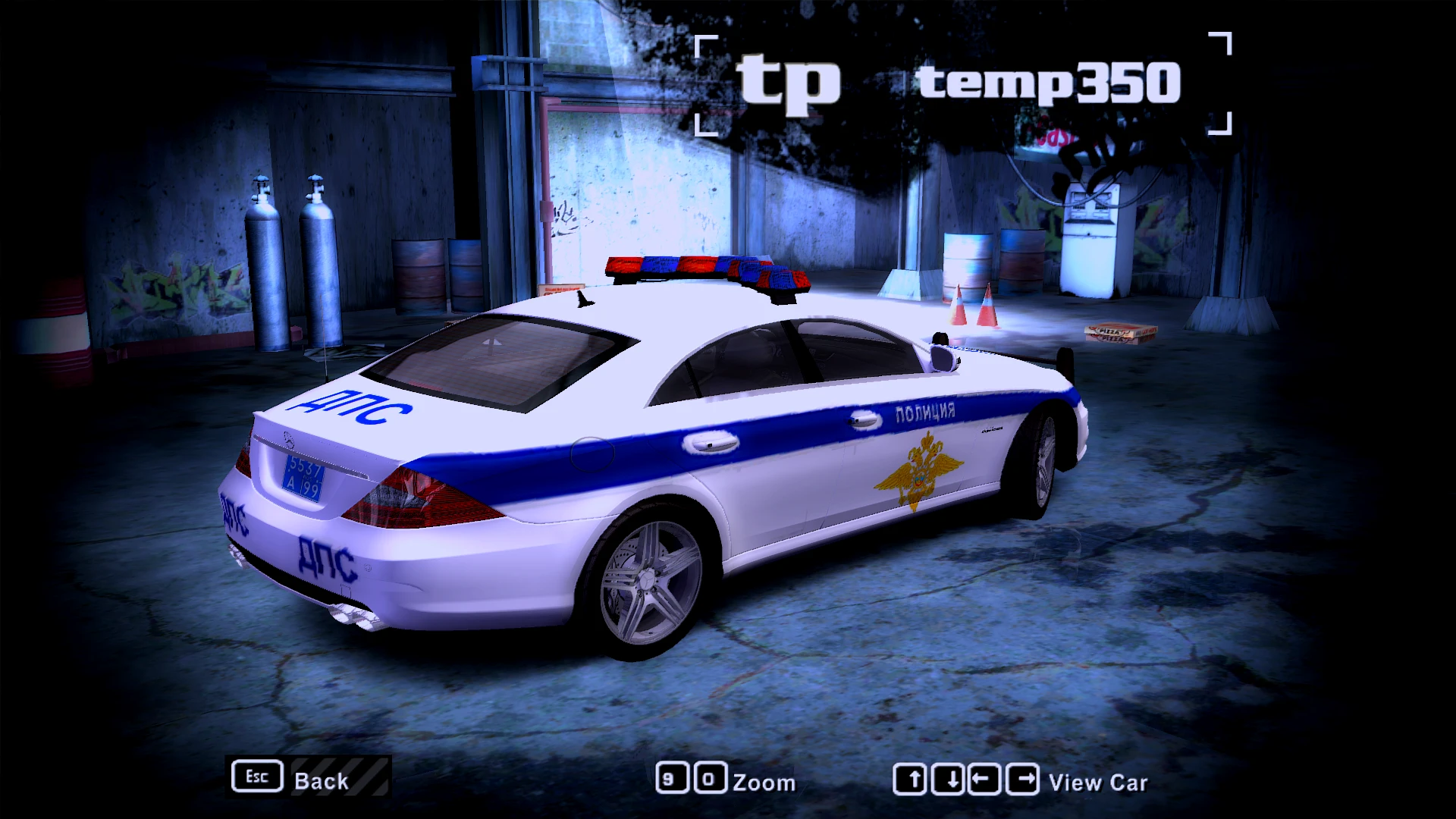 Need for Speed: Most Wanted "Mercedes-benz cls63 amg (w218) "РУССКАЯ ПОЛИЦИЯ"