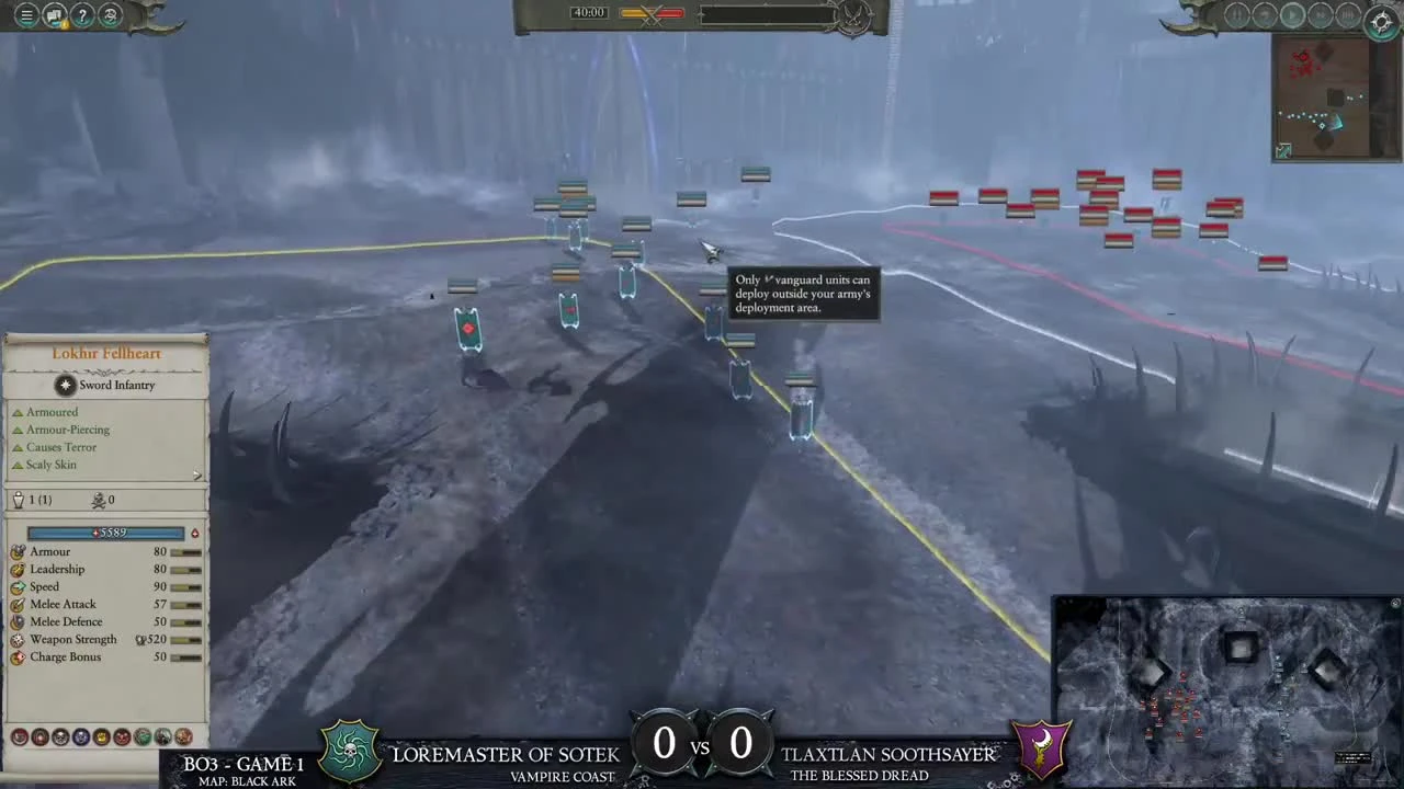 Битва за Черный ковчегЛютор VS Локхир - Total War: WARHAMMER 2