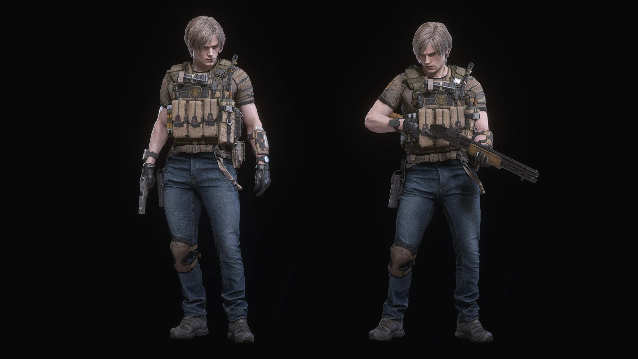 Resident Evil 4 Remake "Леон в тактическом костюме из Warzone 2.0"