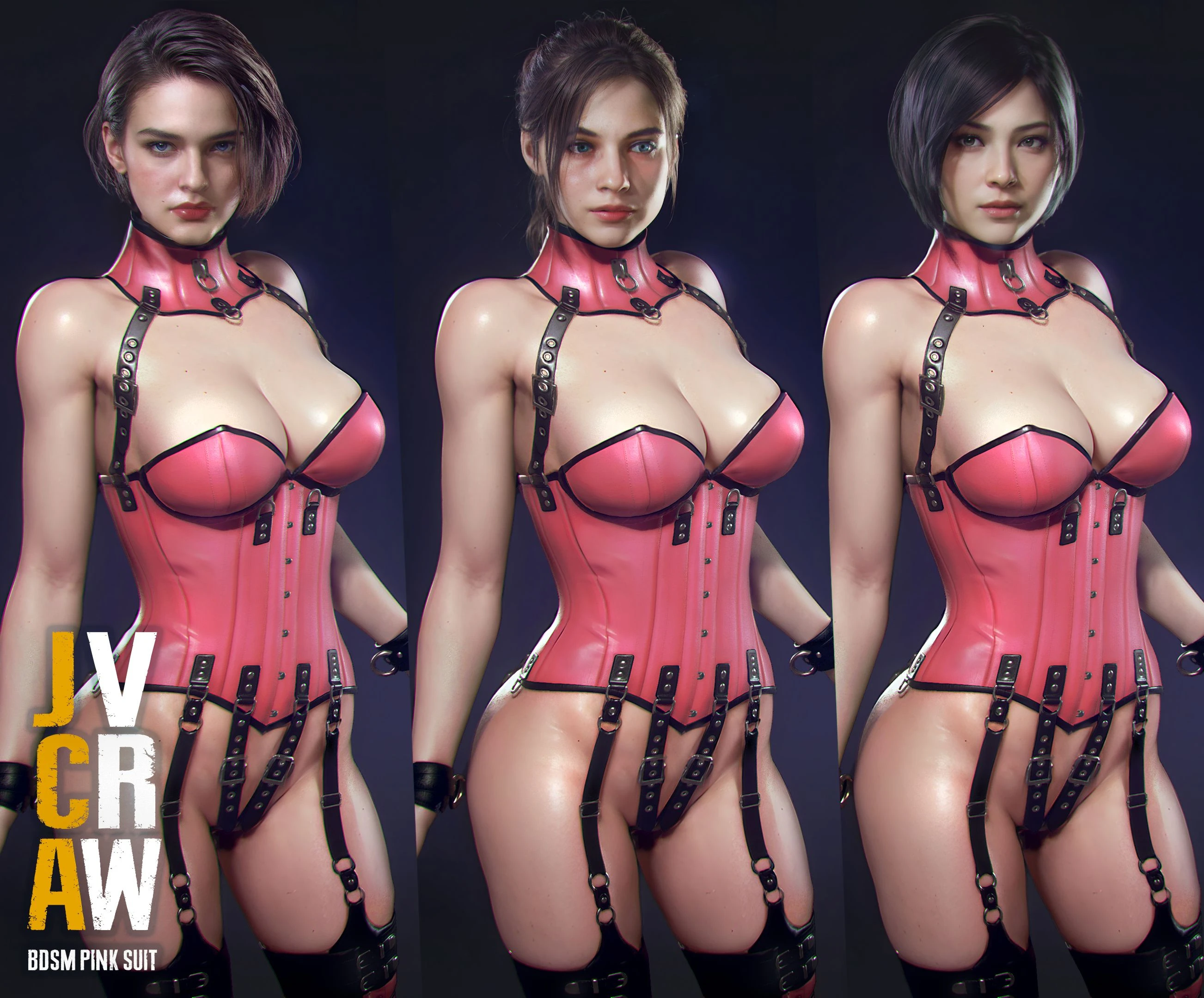 Resident Evil 3 "Джилл в розовом БДСМ"