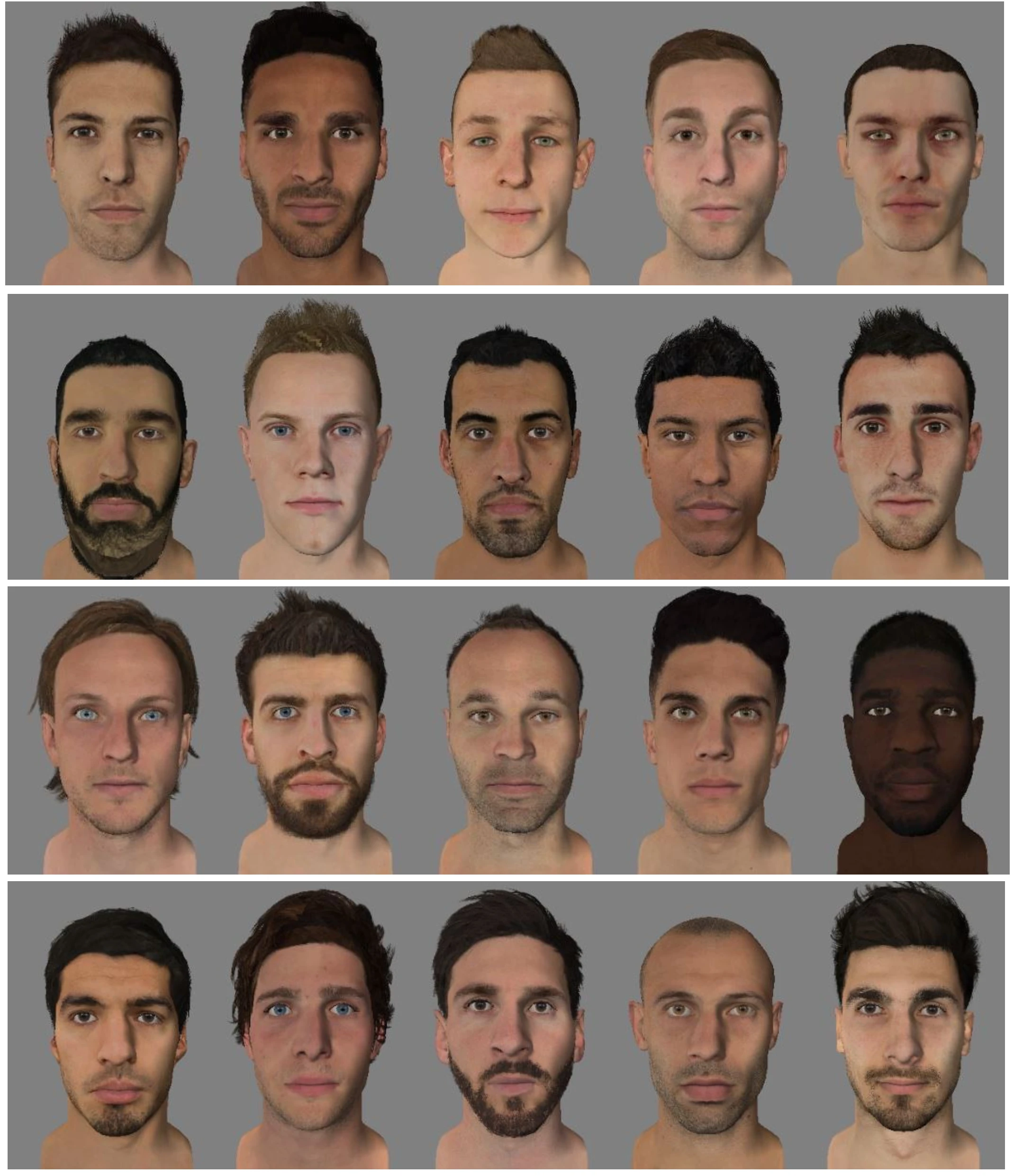 FIFA 14 "Все оригинальные лица из FIFA 19"