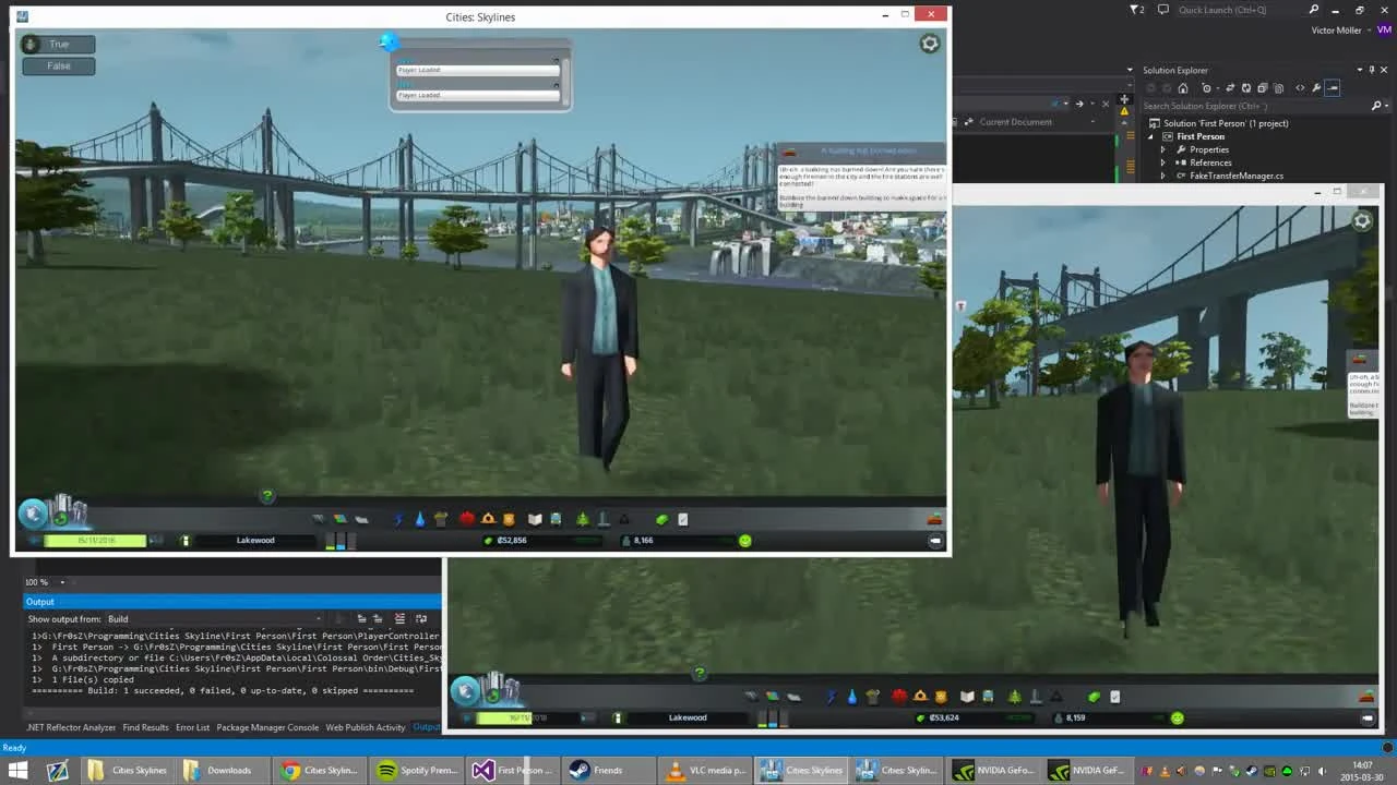 Модификация для Cities: Skylines добавит в игру мультиплеер с видом от первого лица
