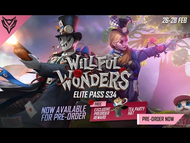 Новый Elite Pass "Willful Wonders" стал доступен в Free Fire