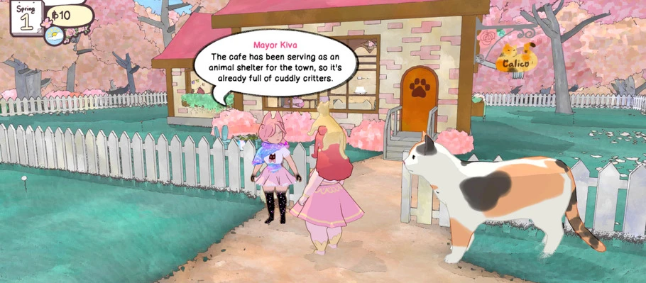 Новый трейлер симулятора кошачьего кафе Calico: Magical Girls Running Cat Cafes
