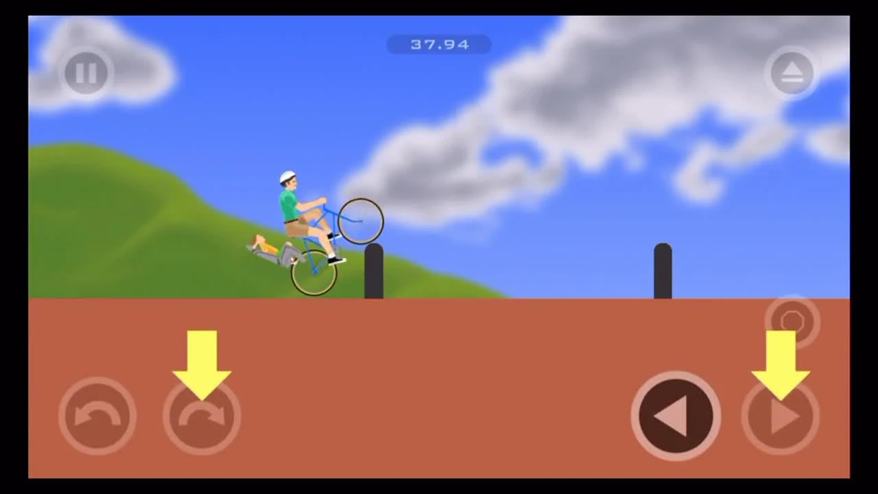 Happy Wheels - Отец и Сын. Новые Уровни! (iOS)
