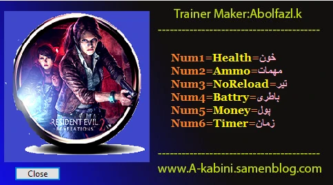 Resident Evil Revelations 2 - Complete: Трейнер/Trainer (+6) [All Versions] {Abolfazl-k}