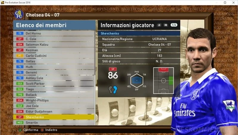 Pro Evolution Soccer 2016 "Classic Patch v0.4.5"