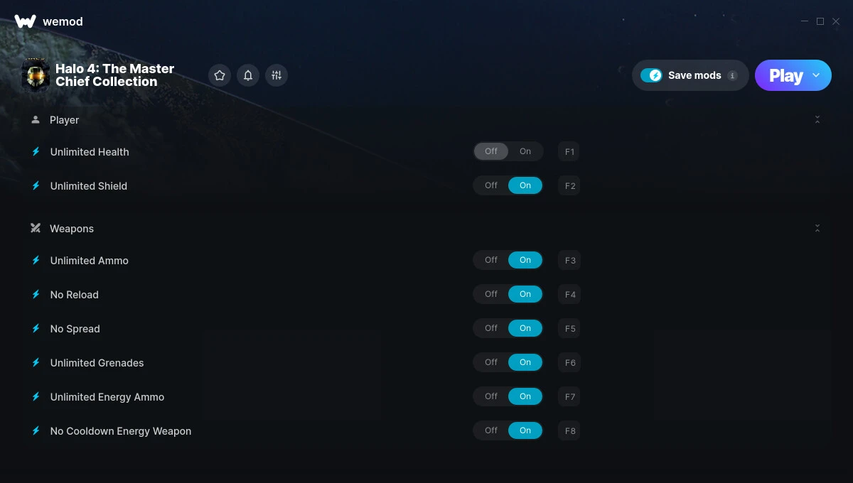 Halo 4: The Master Chief Collection "Трейнер +8" [UPD: 03.03.2025] {MrAntiFun / WeMod}