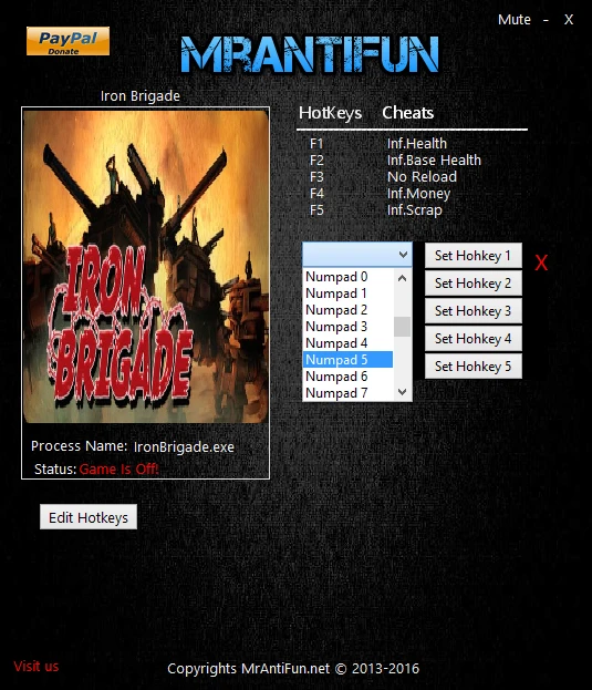 Iron Brigade: Трейнер/Trainer (+5) [1.0.0.3] {MrAntiFun}