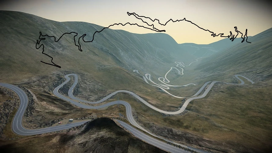 Assetto Corsa - Transfagarasan North. Hill Climb