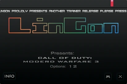 Call of Duty - Modern Warfare 3: Трейнер/Trainer (+12) [Patch 04.18.2012: Steam] {LinGon}