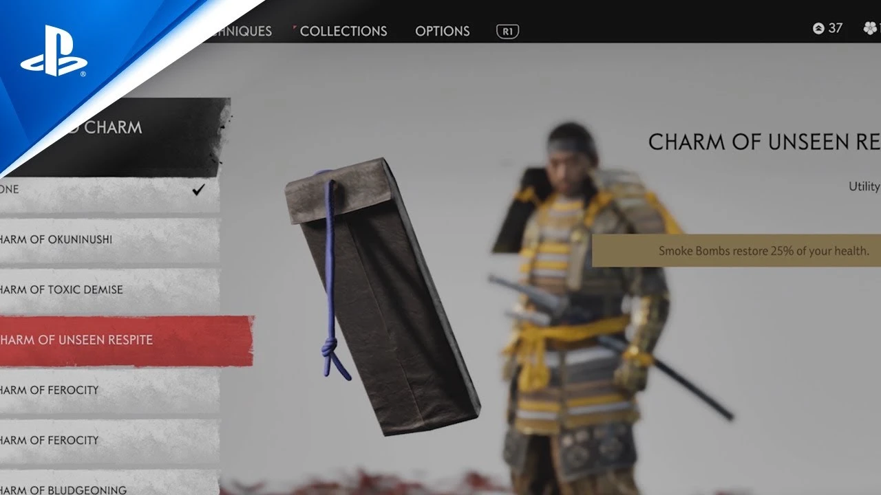 Новый трейлер Ghost of Tsushima посвящён кастомизации и фоторежиму