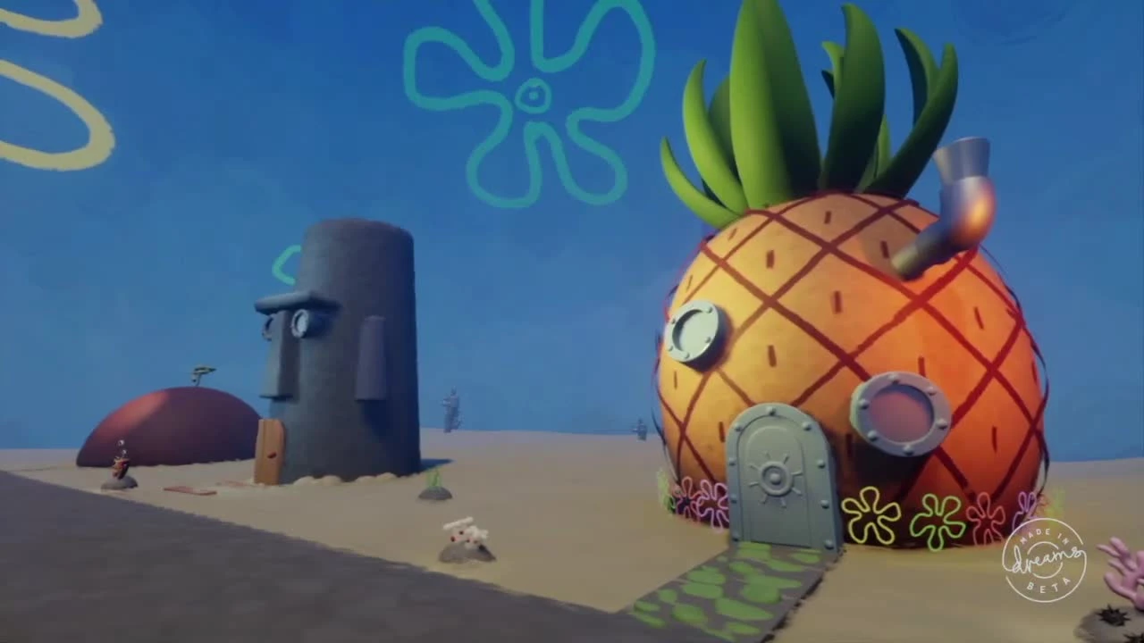Мир Спанч Боба воссоздали в Dreams