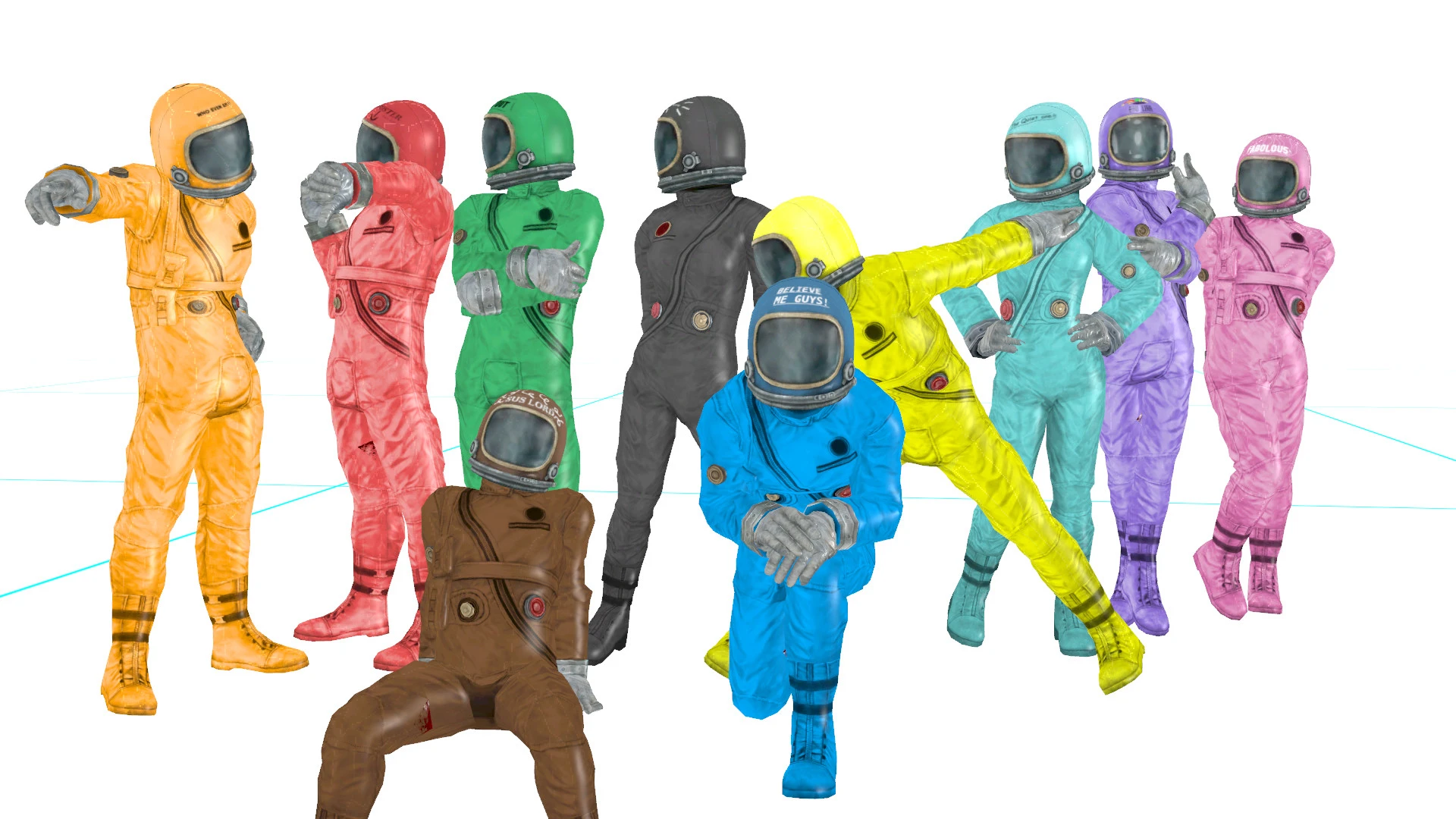 Fallout 3 "Костюмы из игры Among Us"