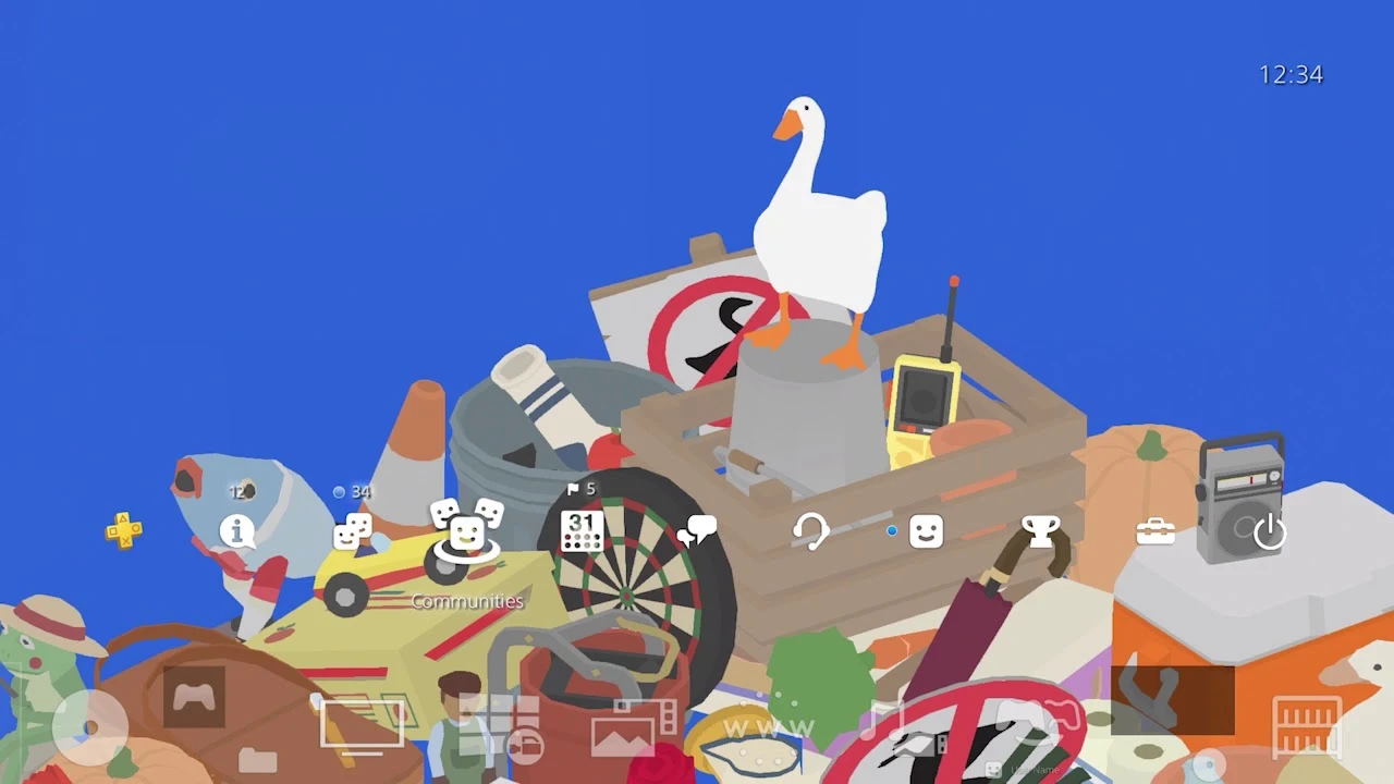 Украсьте свое меню гусем - для PlayStation 4 вышла бесплатная тема по Untitled Goose Game