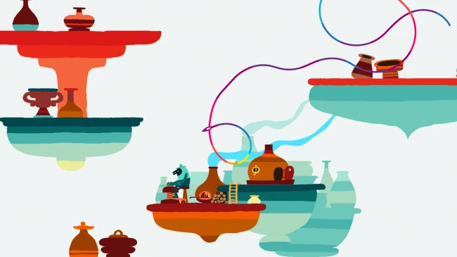 Обзор игры Hohokum: Яркое путешествие по фантастическим мирам