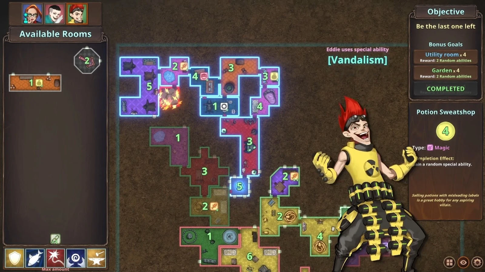 Тактическая боевая головоломка Chambers of Devious Design уже доступна в Steam!