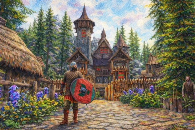 The Elder Scrolls 5: Skyrim Special Edition "Баннеры для Города Фельбург"