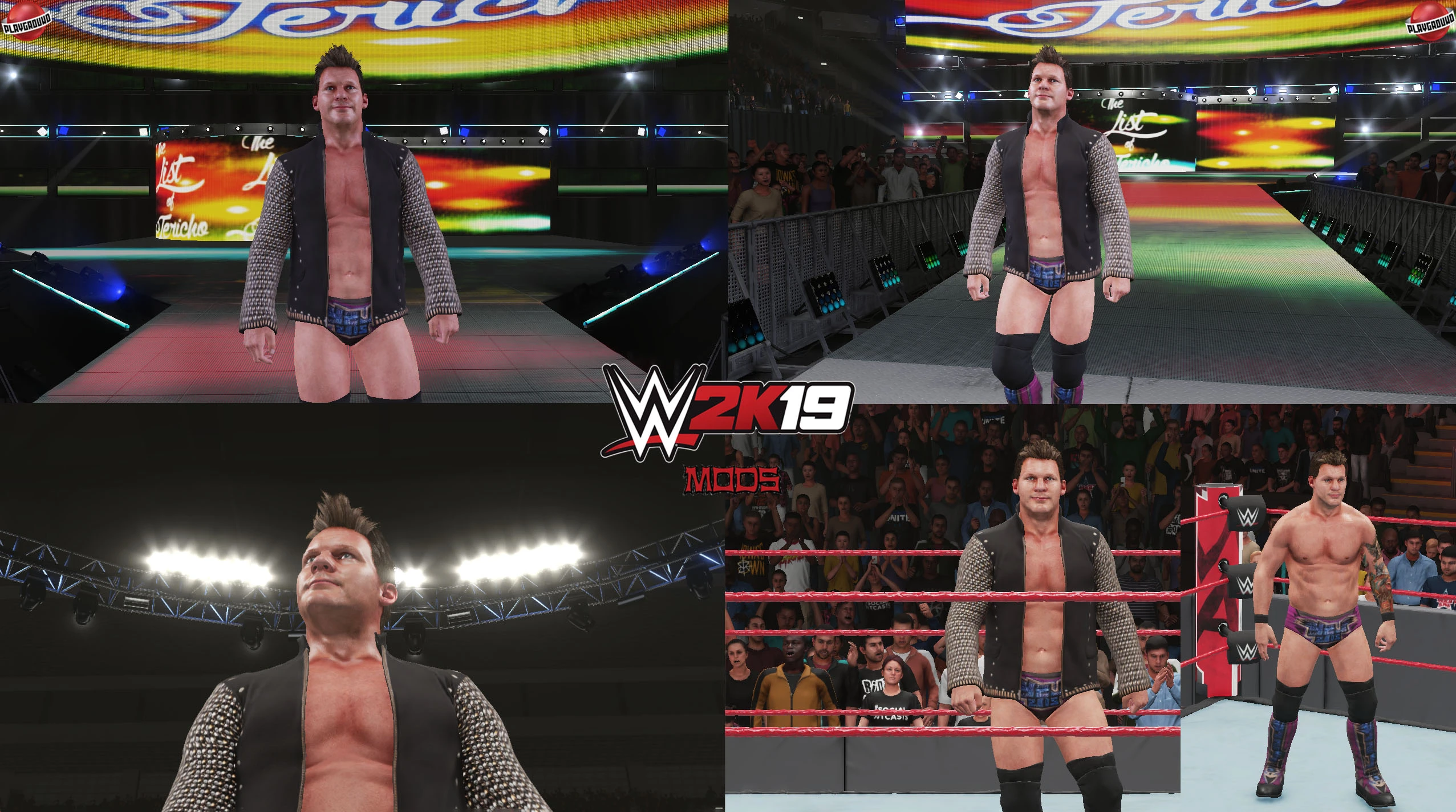 WWE 2K19 "Chris Jericho 2K16 Порт Наряд Мод"