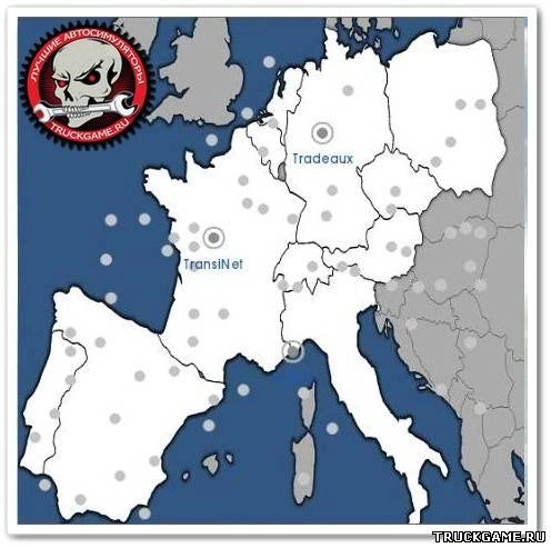 German Truck Simulator "GTS big map 1.04 0.6 beta"