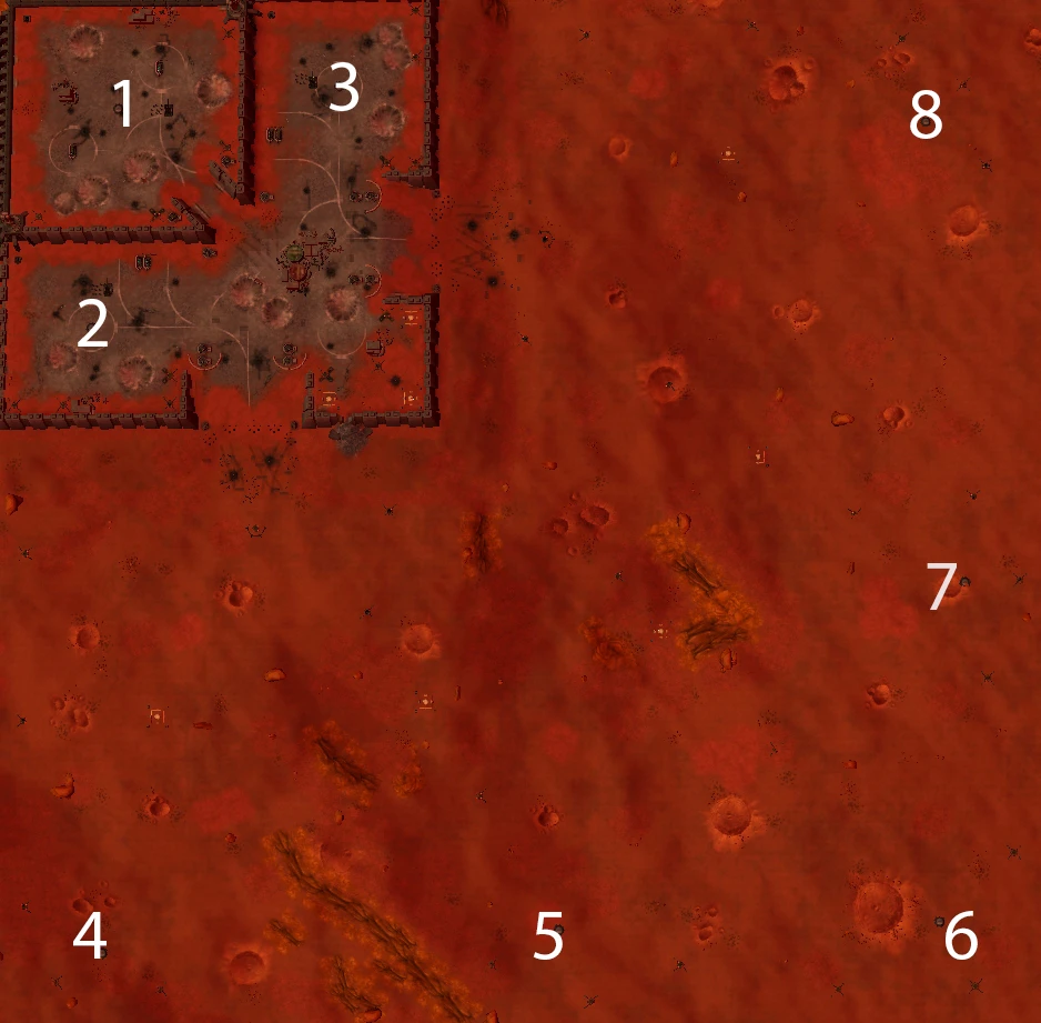 Warhammer 40.000: Dawn of War "Карта - Крепость Империума на красной планете! 3 VS 5 (8)"