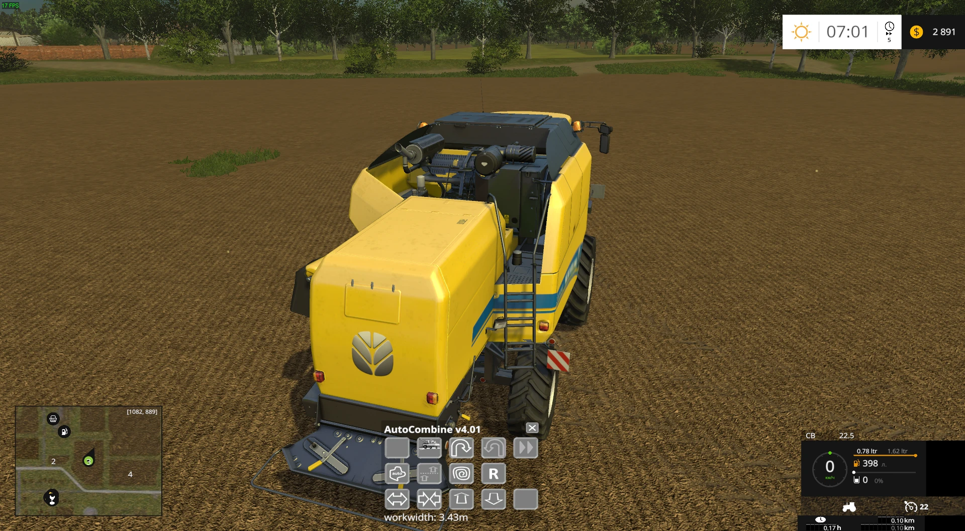 Farming Simulator 15 "AutoTractor V 4.01 / Автопилот трактора"