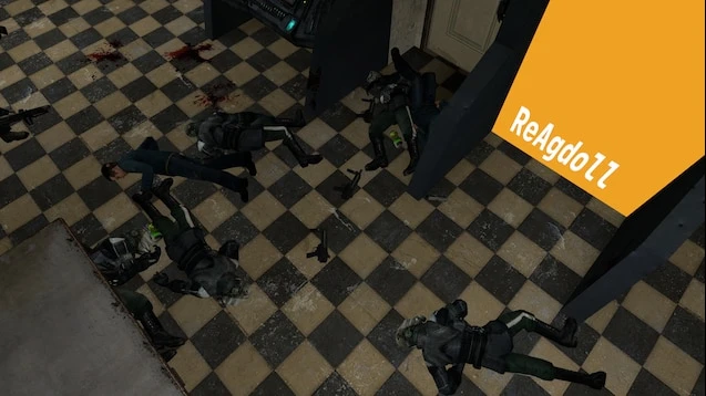 Garry's Mod "ReAgdoll - продвинутый редактор физики тряпичных кукол"