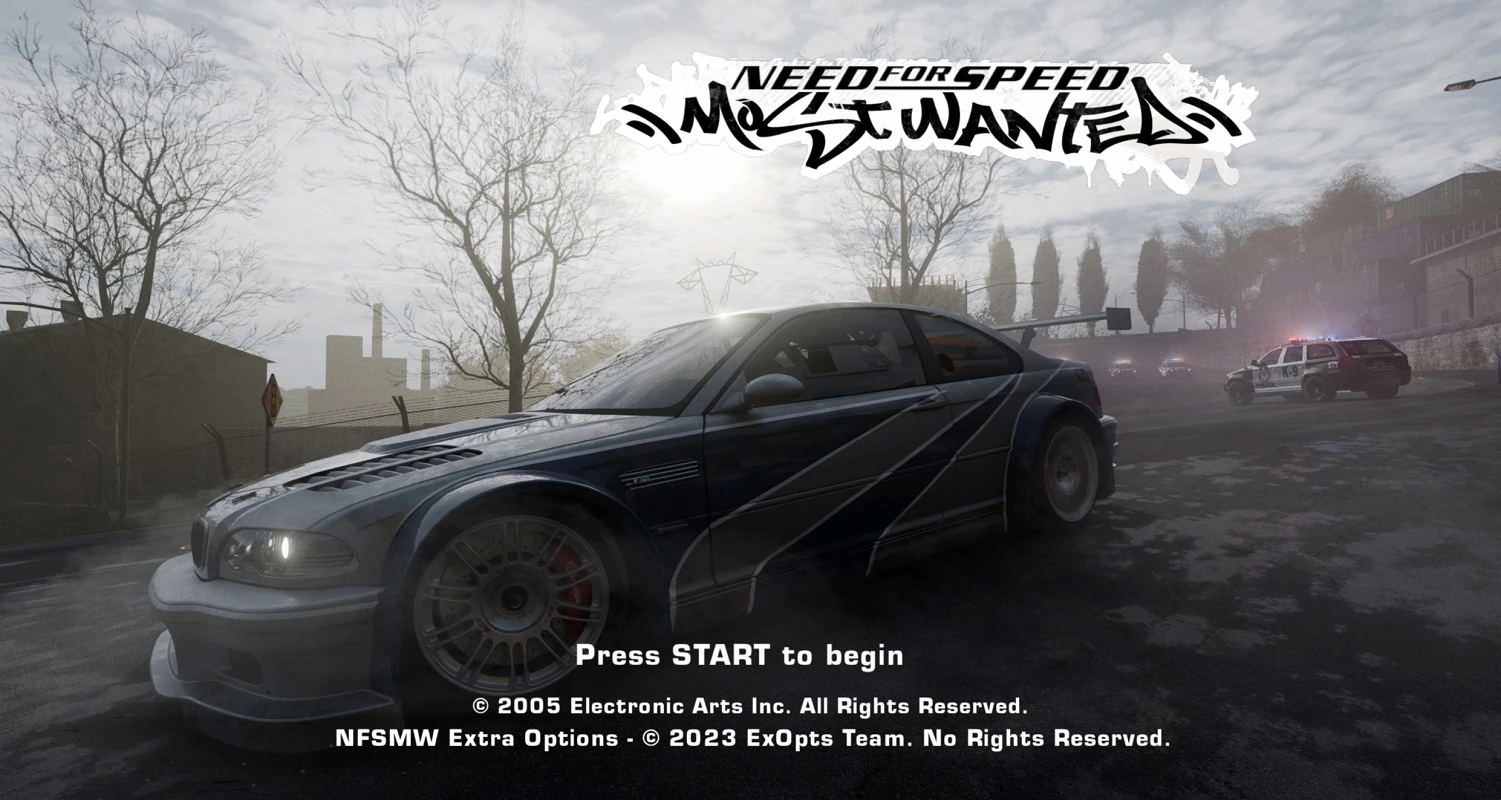 Need for Speed: Most Wanted "2 Новых Start Screen Remake"
