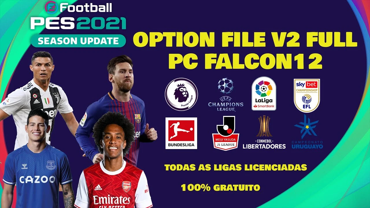 PES 2021 PC Option File v2 AIO [Falcon12]