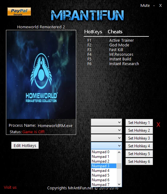 Homeworld: Remastered 2: Трейнер/Trainer (+5) [1.30] {MrAntiFun}