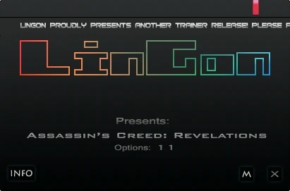 Assassin's Creed - Revelations: Трейнер/Trainer (+11) [1.02/Update 2] {LinGon}