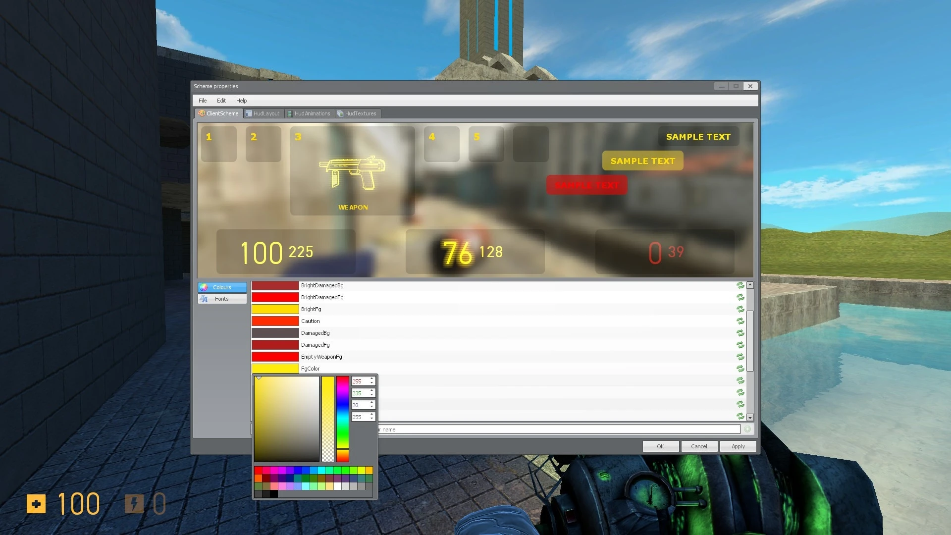 Garry's Mod "Кастомизация Интерфейса"