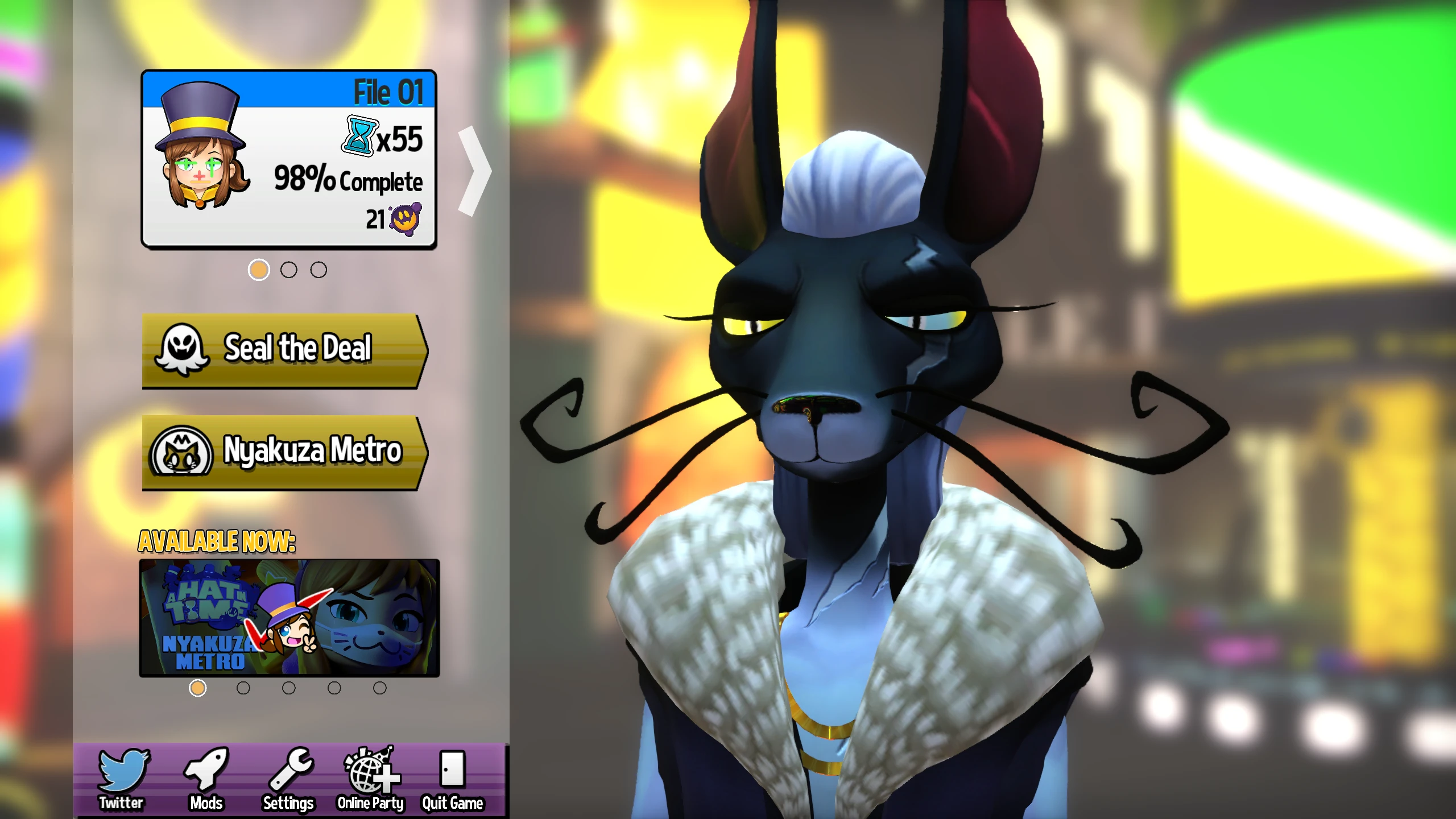 A Hat in Time "Сохранение - прохождение на 98%"