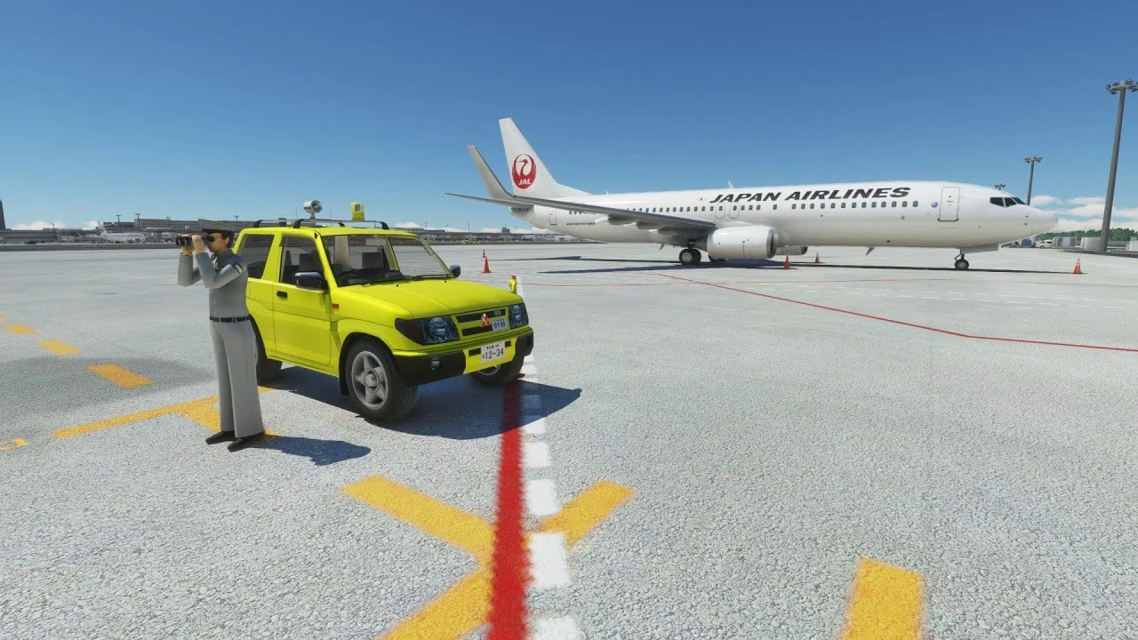 Microsoft Flight Simulator "Автомобиль Mitsubishi PAJERO"