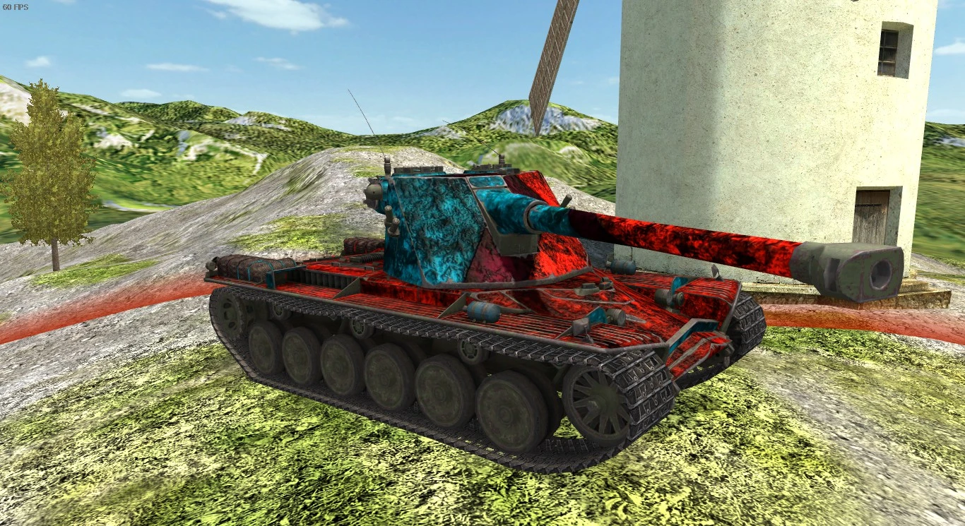 World of Tanks Blitz "Duo-Color шкурка для Kranvagn"