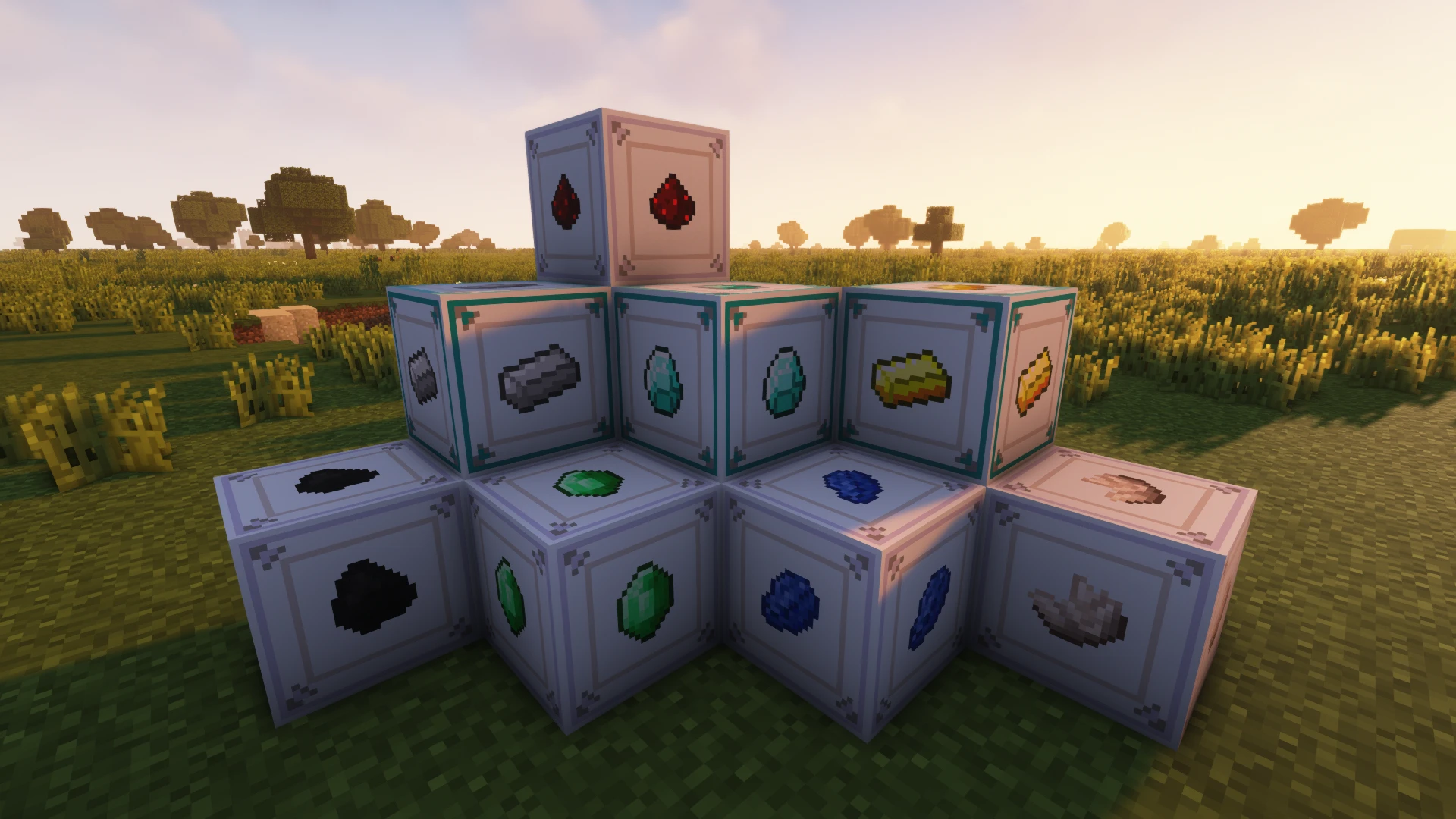 Minecraft "AFK ферма руд - Automatic Resources" [1.12.2]