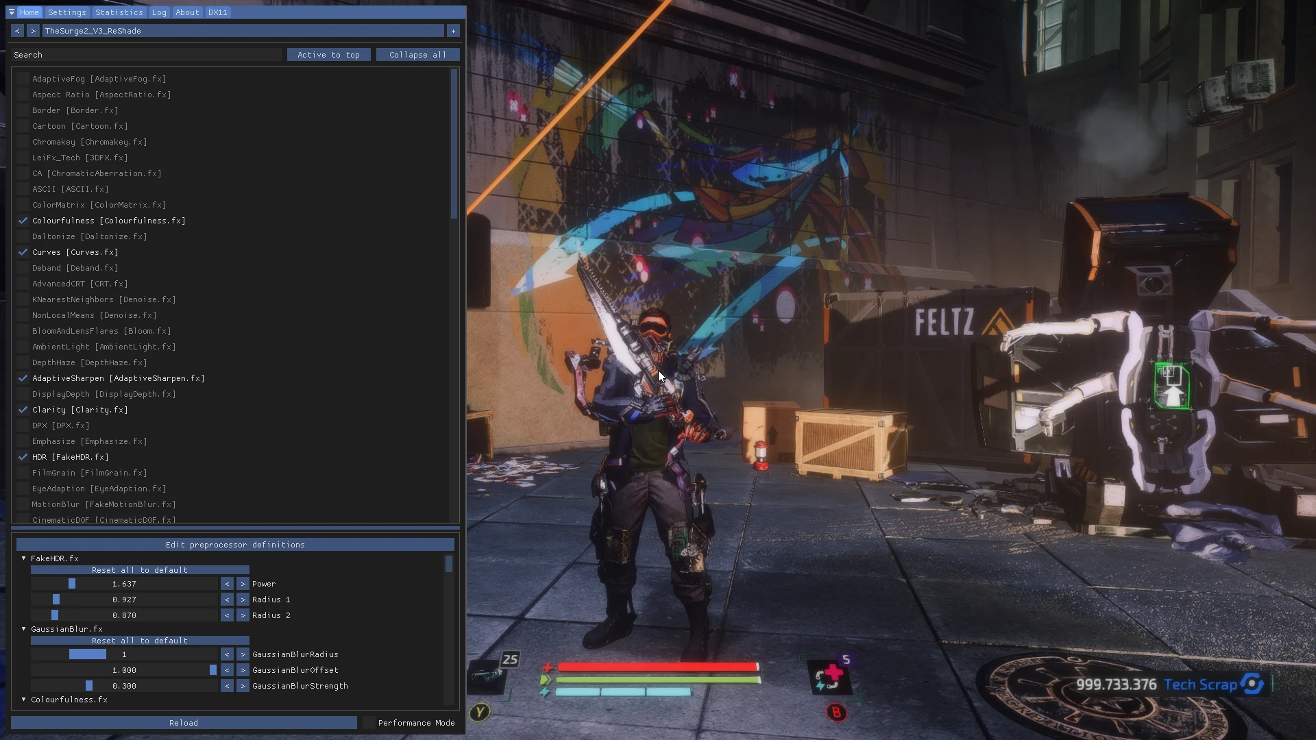 The Surge 2 "Удаление размытия и улучшение графики"