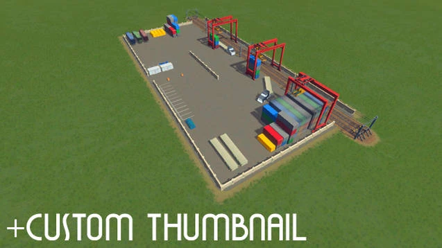 Cities: Skylines "Сборник контейнерных терминалов \ Рack Industrial"