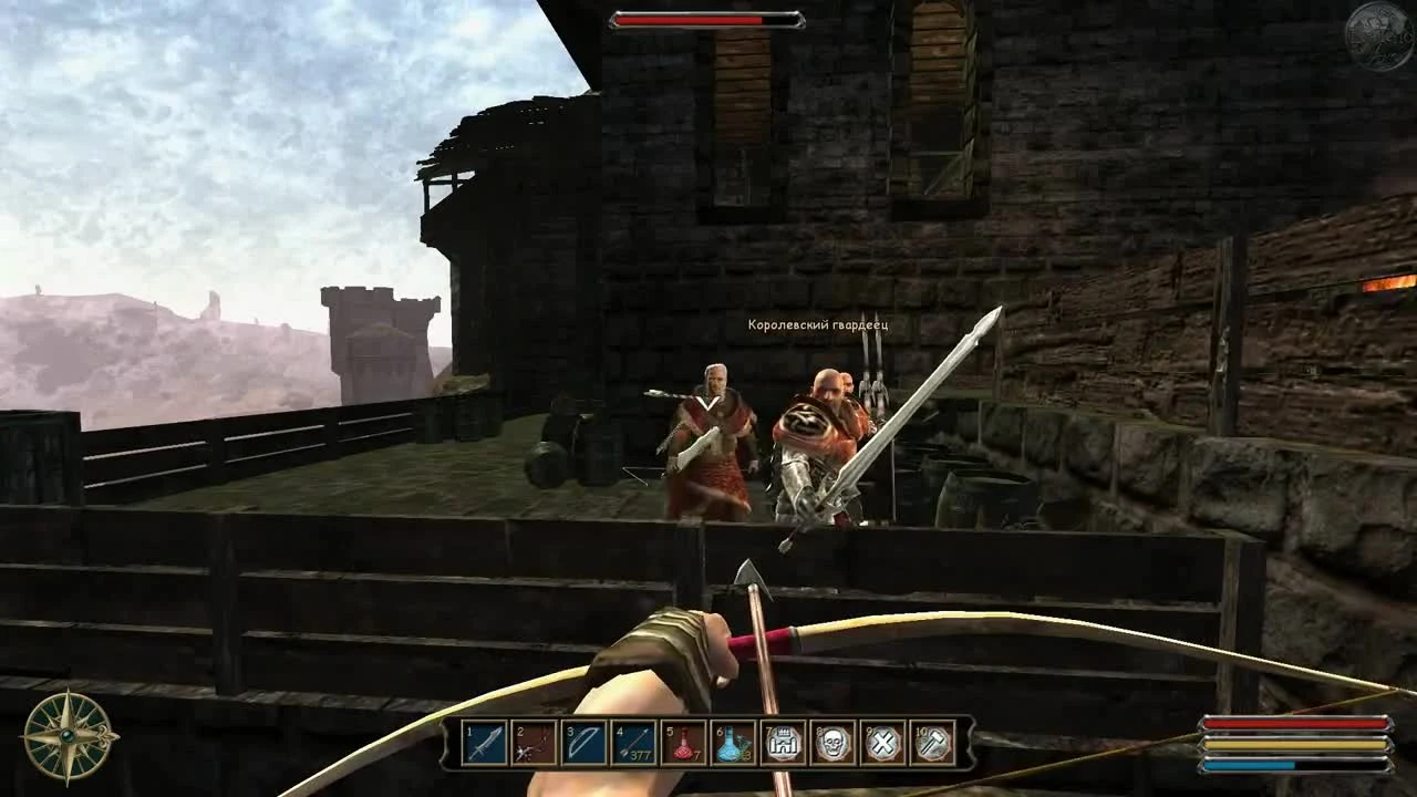 Спидран Gothic 3 в режиме от первого лица