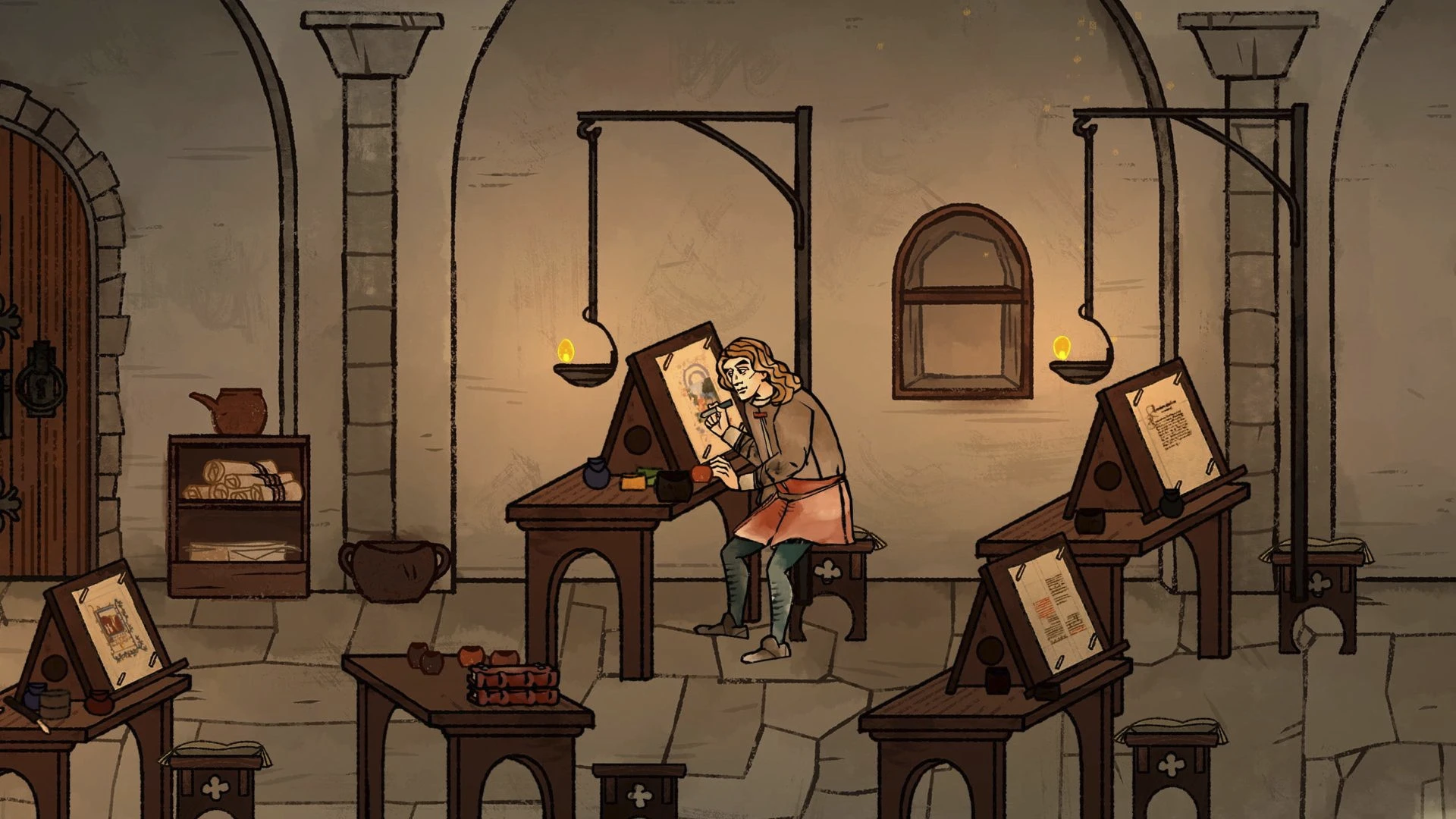 Pentiment больше похожа на Night in the Woods, Oxenfree и предложит примерно 15-20 часов геймплея