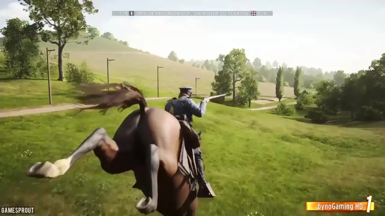 Battlefield 1 - Случайные и Весёлые Моменты #28 (Бедные лошади, троллинг!)