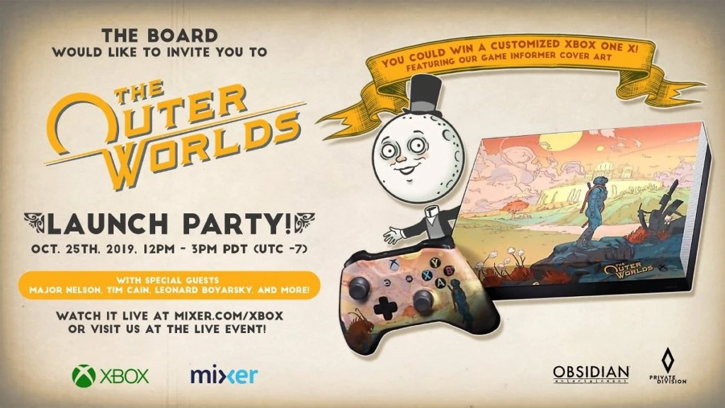 Авторы The Outer Worlds разыграют кастомную Xbox One X в честь праздничного запуска игры