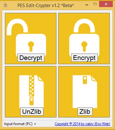 Pro Evolution Soccer 2015: Edit-Crypter [1.2]