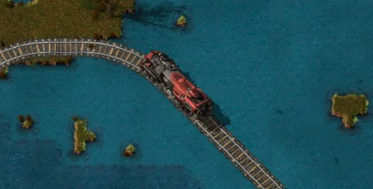 Factorio "Bridge Railway 0.15.х"