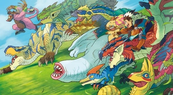 Monster Hunter Stories - пошаговая RPG! Детали проекта и иллюстрации