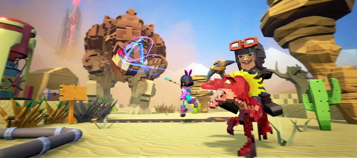 Steam атакован воксельными динозаврами