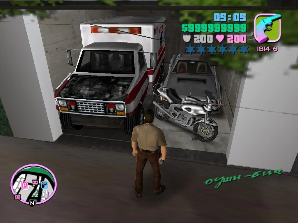 Grand Theft Auto: Vice City: Сохранение/SaveGame (Почти Идеальное пошаговое 100% прохождение без провалов и повторений миссий, смертей, арестов и с уникальным транспортом)