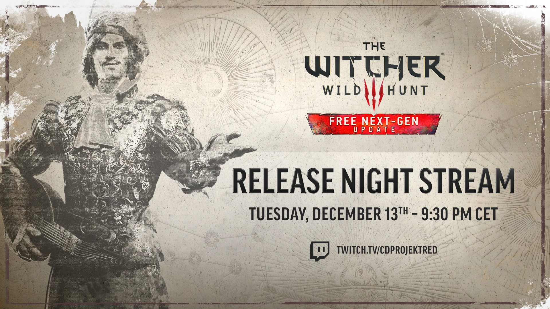 CDPR приглашает на премьерную трансляцию некстген-патча The Witcher 3